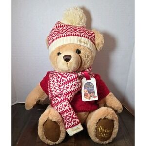 Authentic Harrods 2025 Christmas Teddy Bear "Alfie" Plush Doll Gift NEW